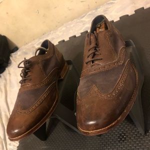 Men's Williams Wingtip Two-Toned Oxford Sz 12